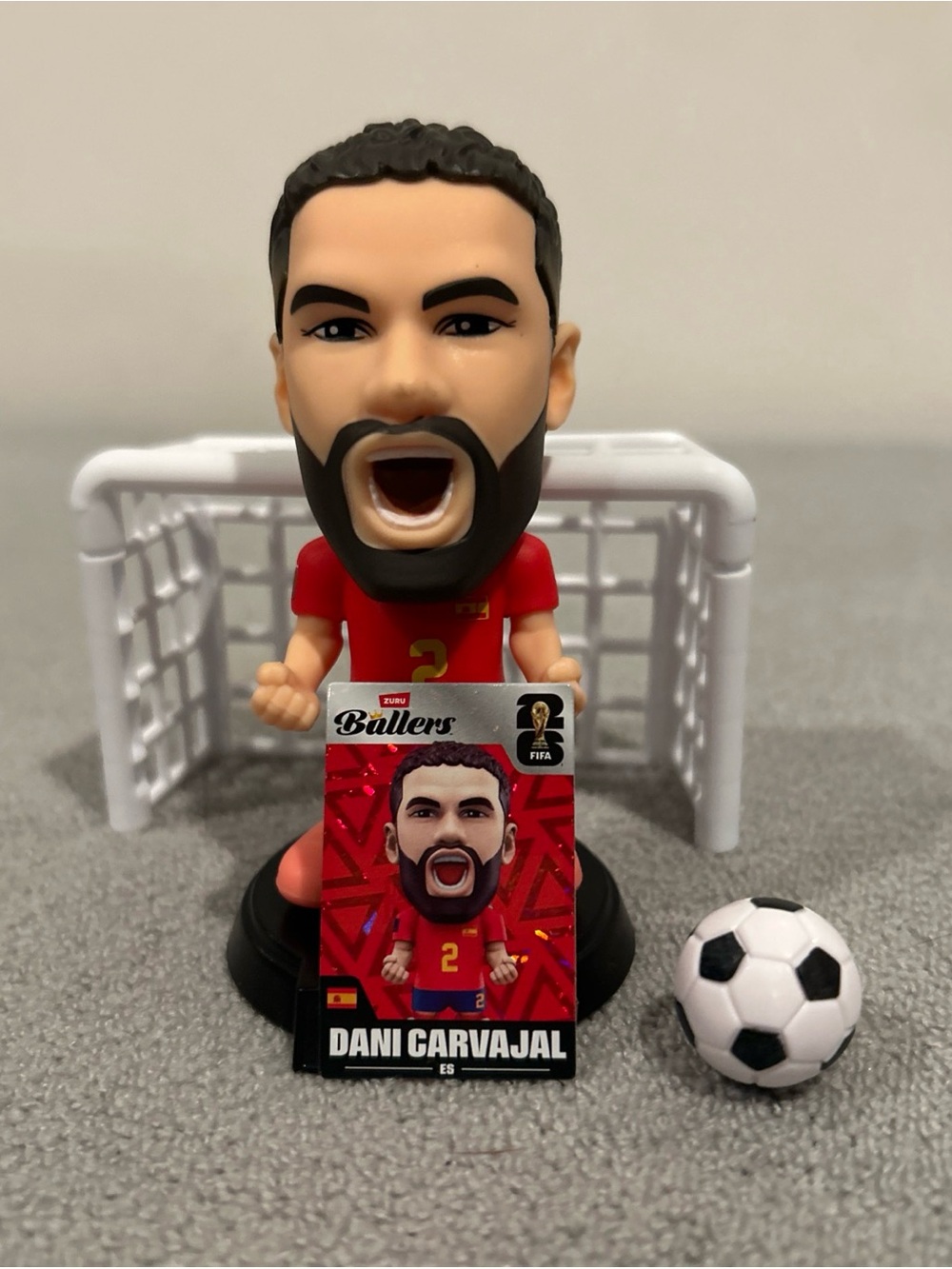 Zuru Ballers FIFA World Cup  Limited Edition Dani Carvajal #2 Figure ~ Spain